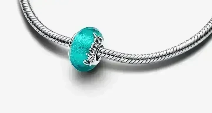 Charm Amistad Murano Facetado 3