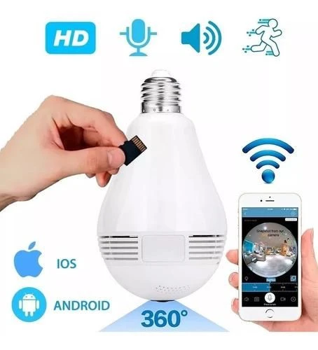 Camara de seguridad bombillo 4