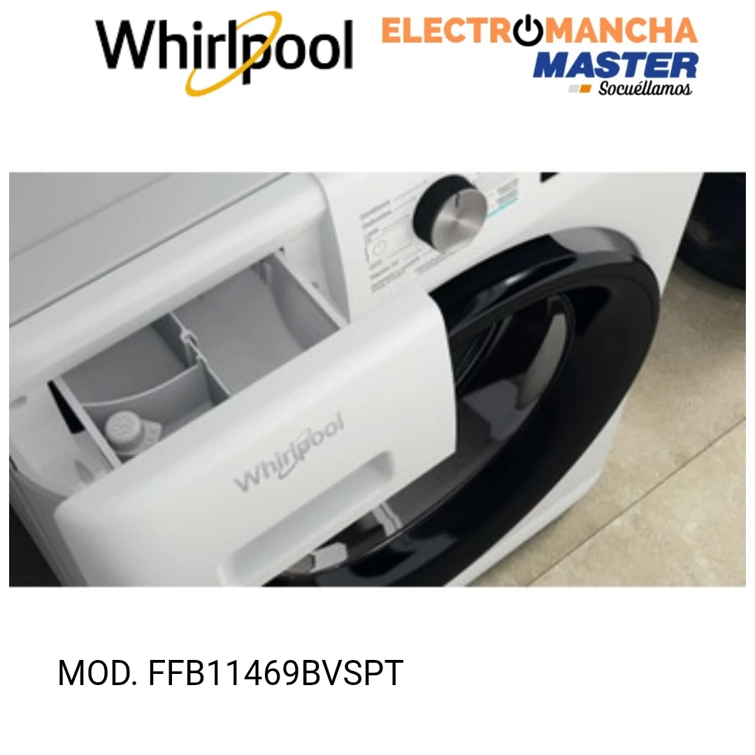 LAVADORA WHIRLPOOL FFB11469BVSPT 11KG. 1400 RPM. A 3