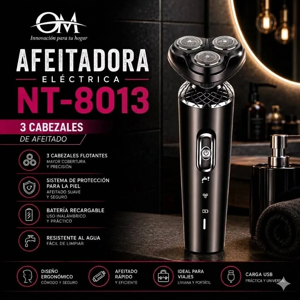 AFEITADORA SHAVER OM NT-8013