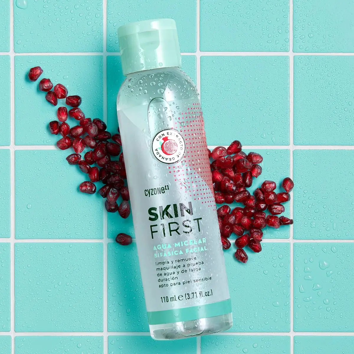 Skin Agua Micelar Bifasica desmaquillante Cyzone