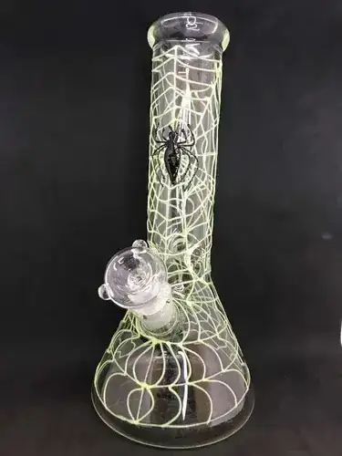 Bong De Vidrio Spider Fluor Atomic 30cm con Atrapahielo 2