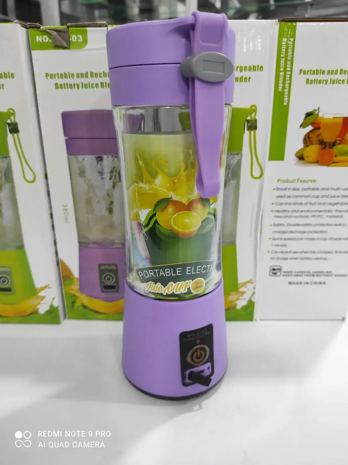 Termo Licuadora portátil 🥛🍓🍌 2