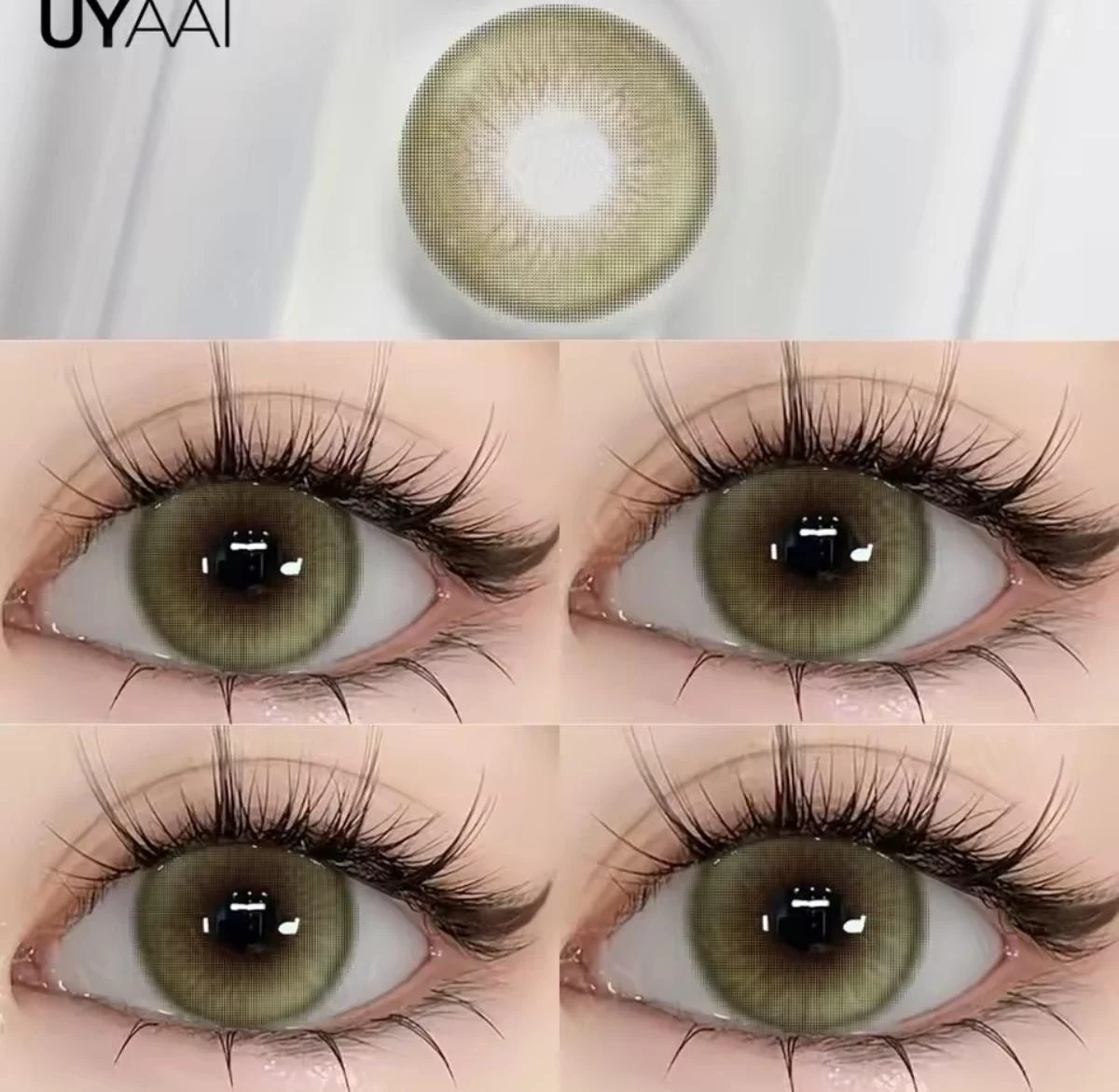 Lentes de contacto - Referencia: VAINILLA GIRL - OLIVE BREEZE  3