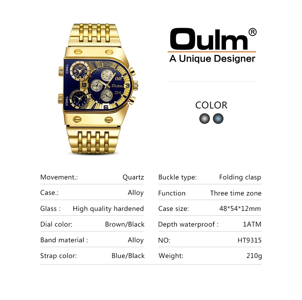 Reloj Casual Oulm 9115 para Hombre 2