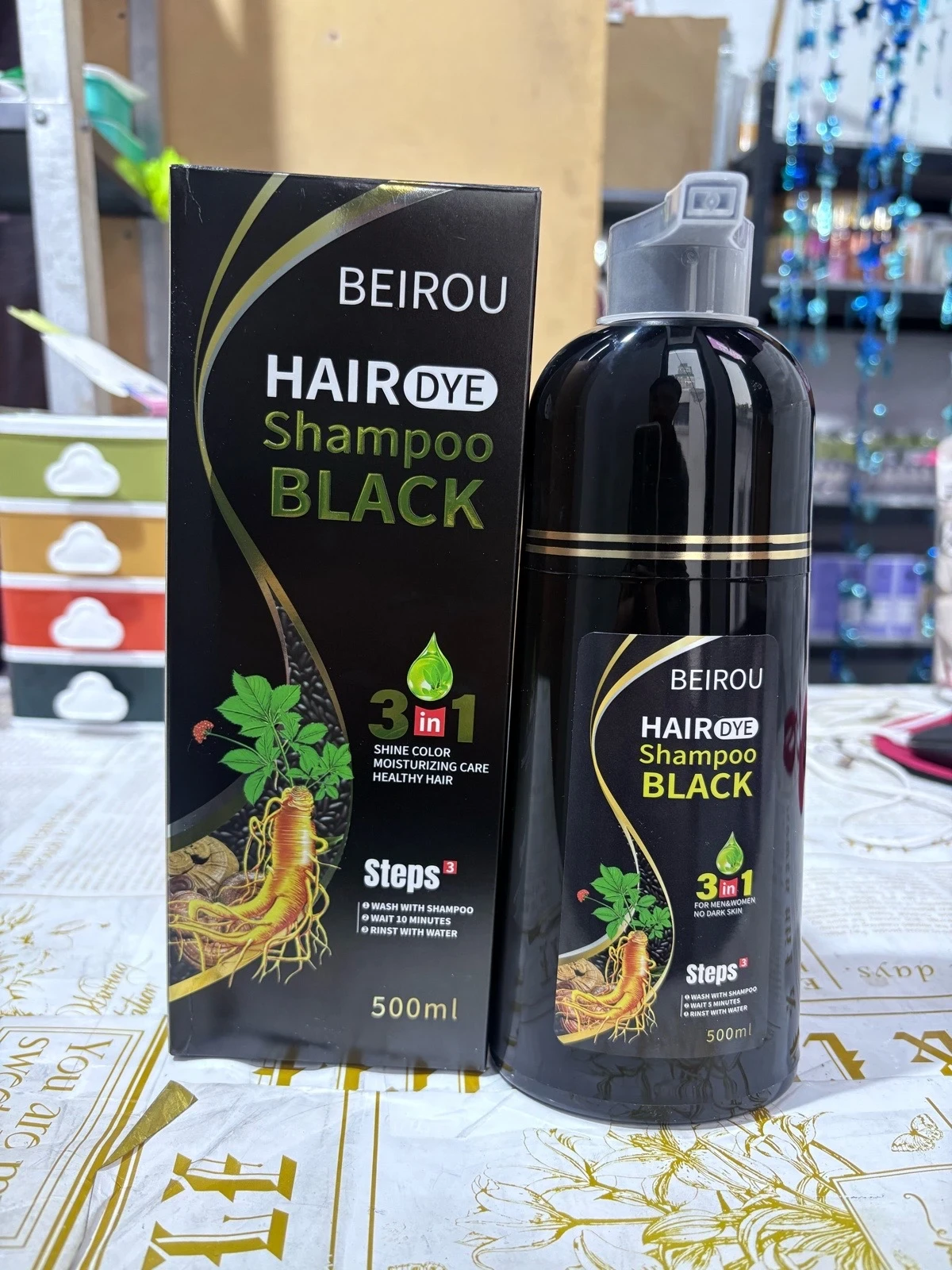 shsmpoo tinte negro 500 ml  2