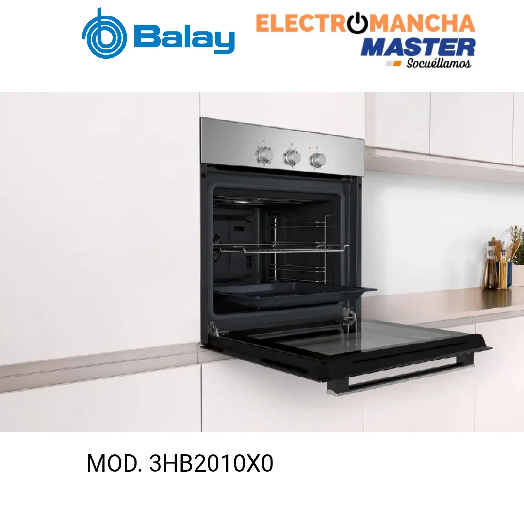 HORNO BALAY 3HB2010X0 MULTIFUNCION INOX. CLASE A 5