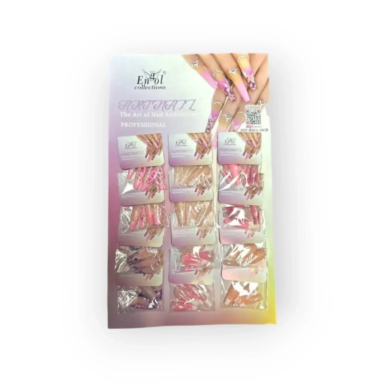 engol carton uña decorada ballerina ball-14b