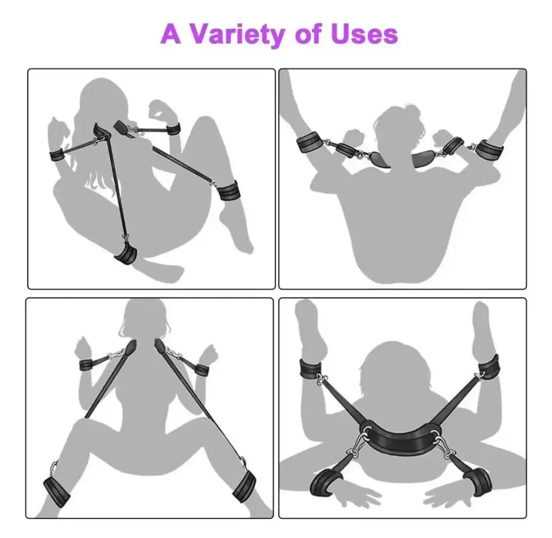 Arnés de Restricción Corporal Multifuncional con Almohadilla para Cuello y Extremidades