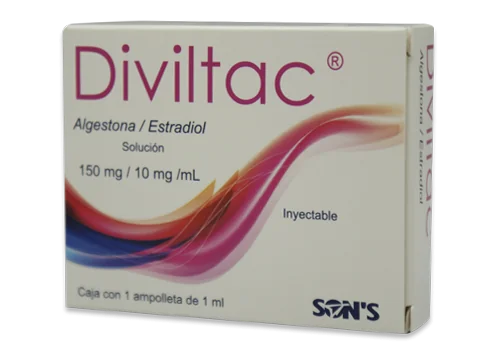 Diviltac algestona/estradiol 150/10mg