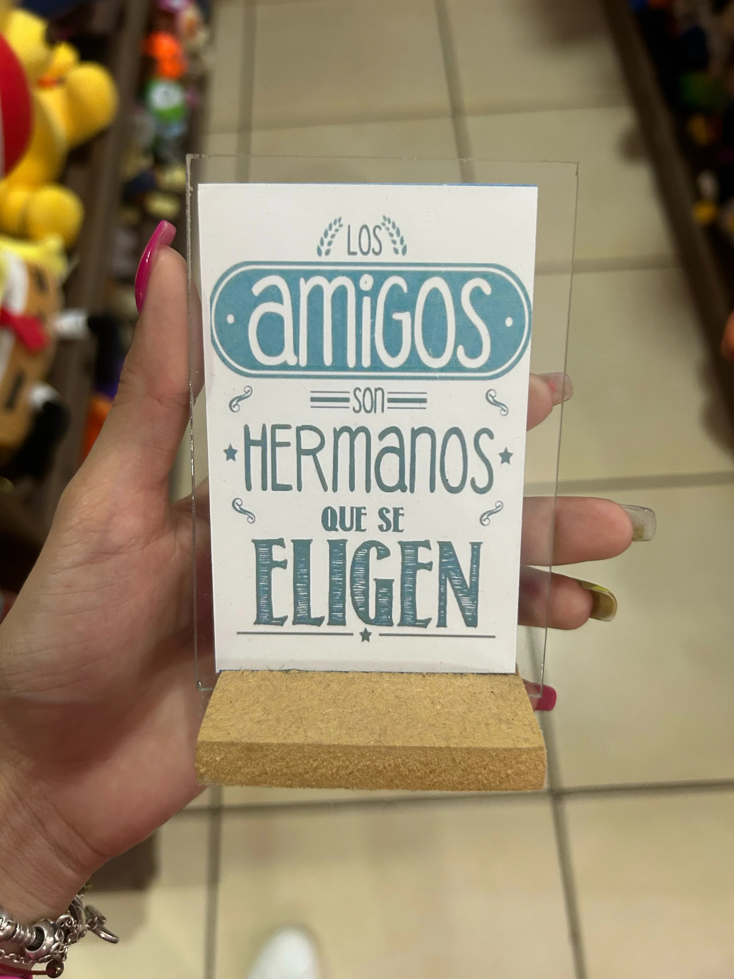 Vidrio con mensaje 