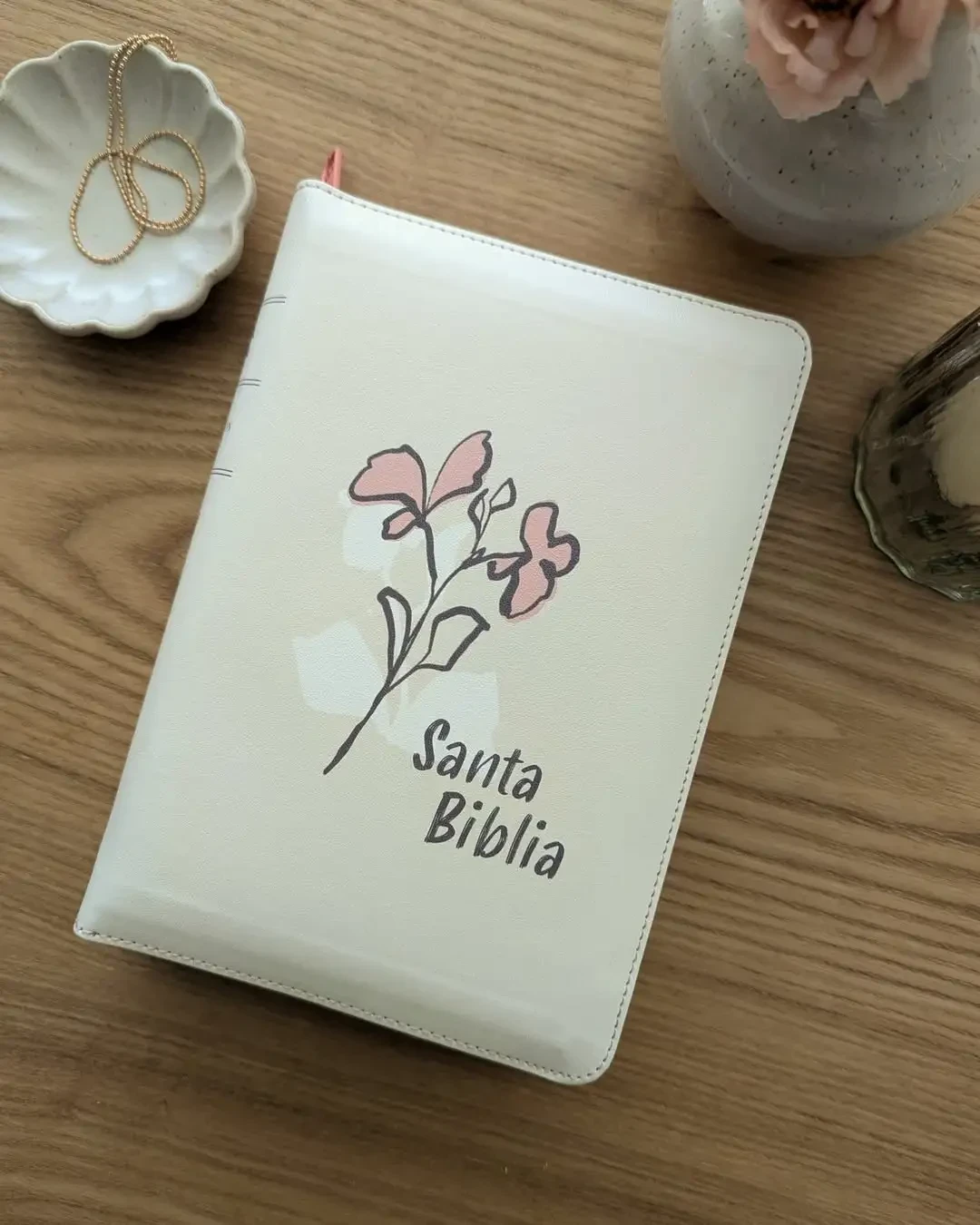 Biblia NTV compacta letra gigante beige