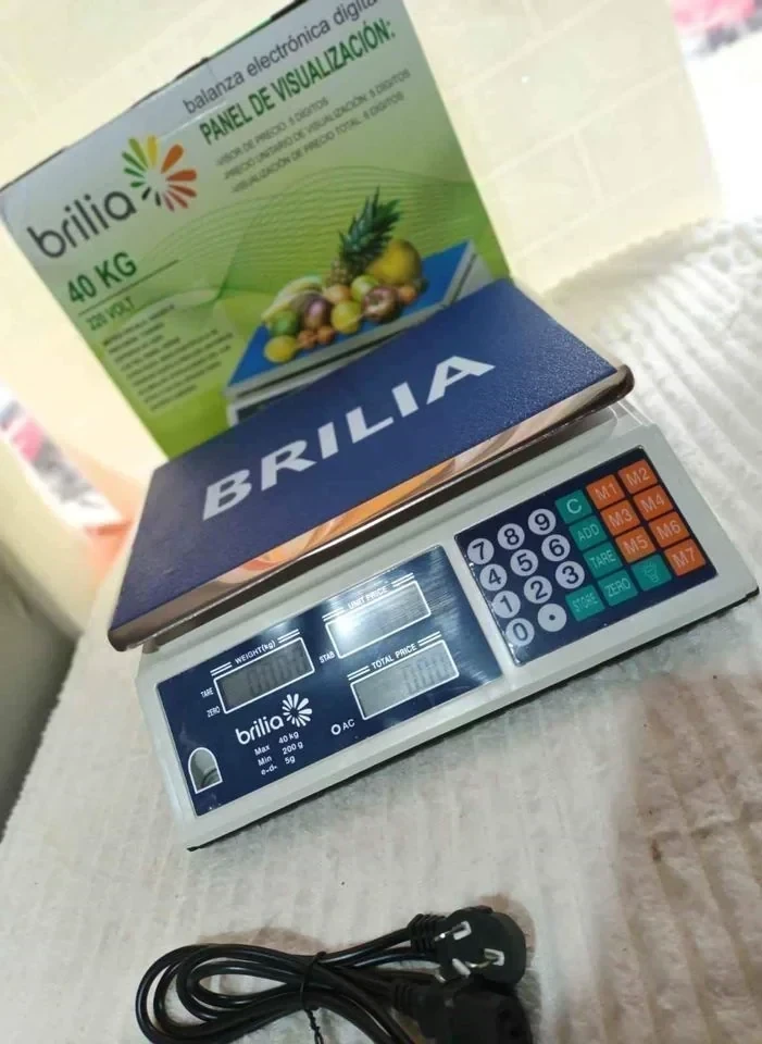 Balanza Digital Electrónica  Brilia 40kg (Balanza Comercial) 4