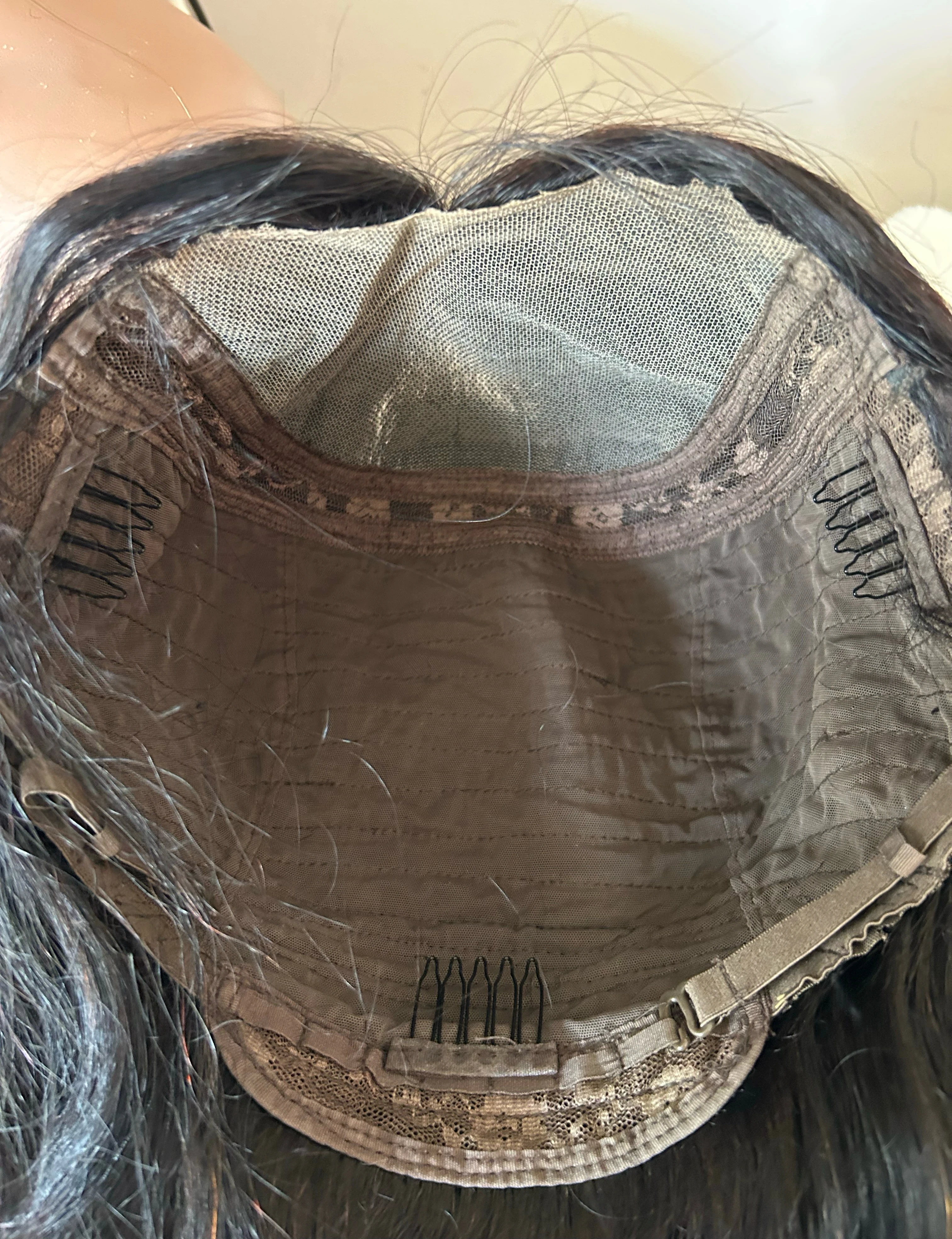 Peluca de cabello humano 22”  4x4 3