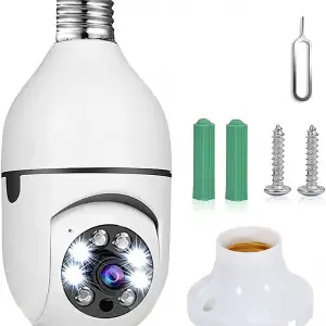 CAMARA DE SEGURIDAD WIFI TIPO FOCO INTERIORES 2