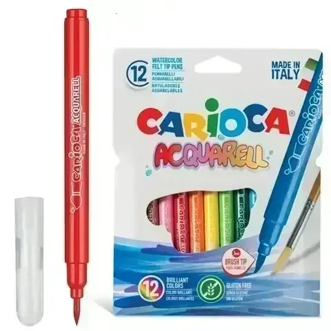 Marcador Carioca Punta Pincel Acuarelable