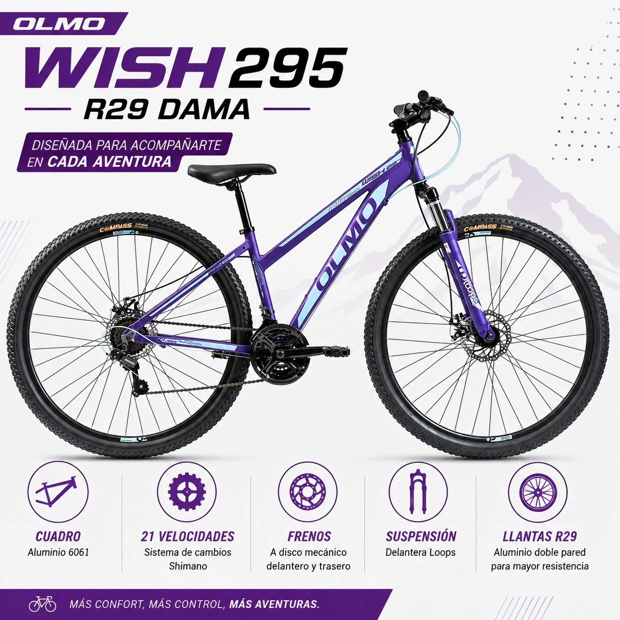 OLMO WISH 295 R29 DAMA VIOLETA