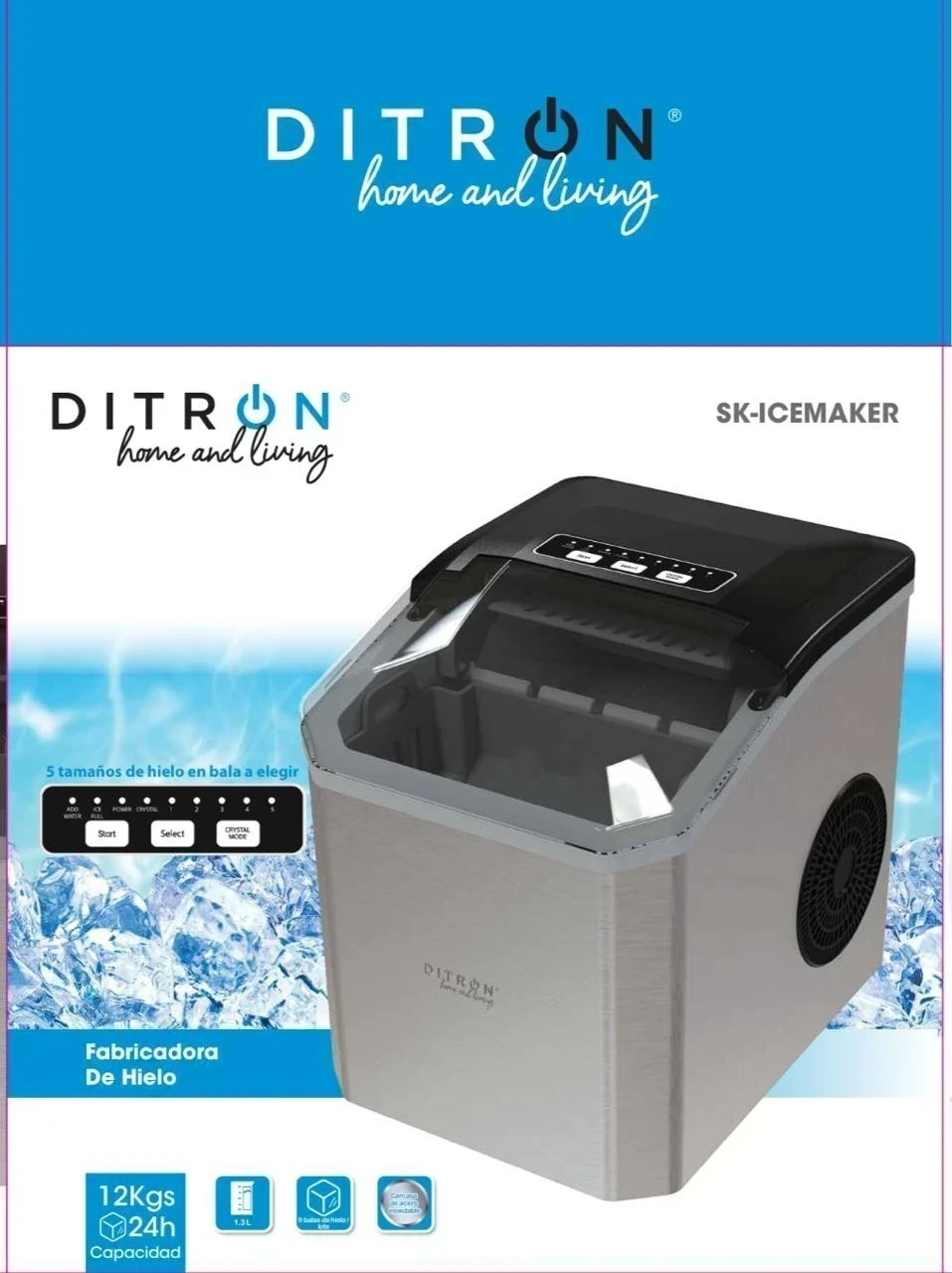 FABRICADORA DE HIELO DITRON