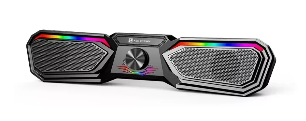 Barra Sonido Bafle Potenciado Mini Ken Brown Vortex