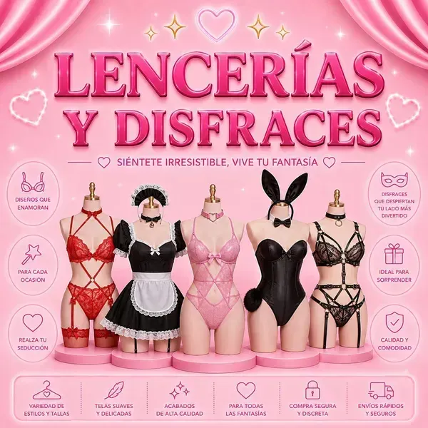 LENCERÍA Y DISFRACES 🔥