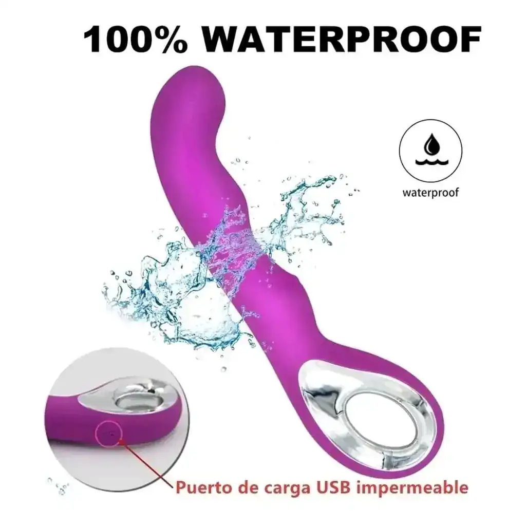 Vibrador 10 velocidades recargable  3