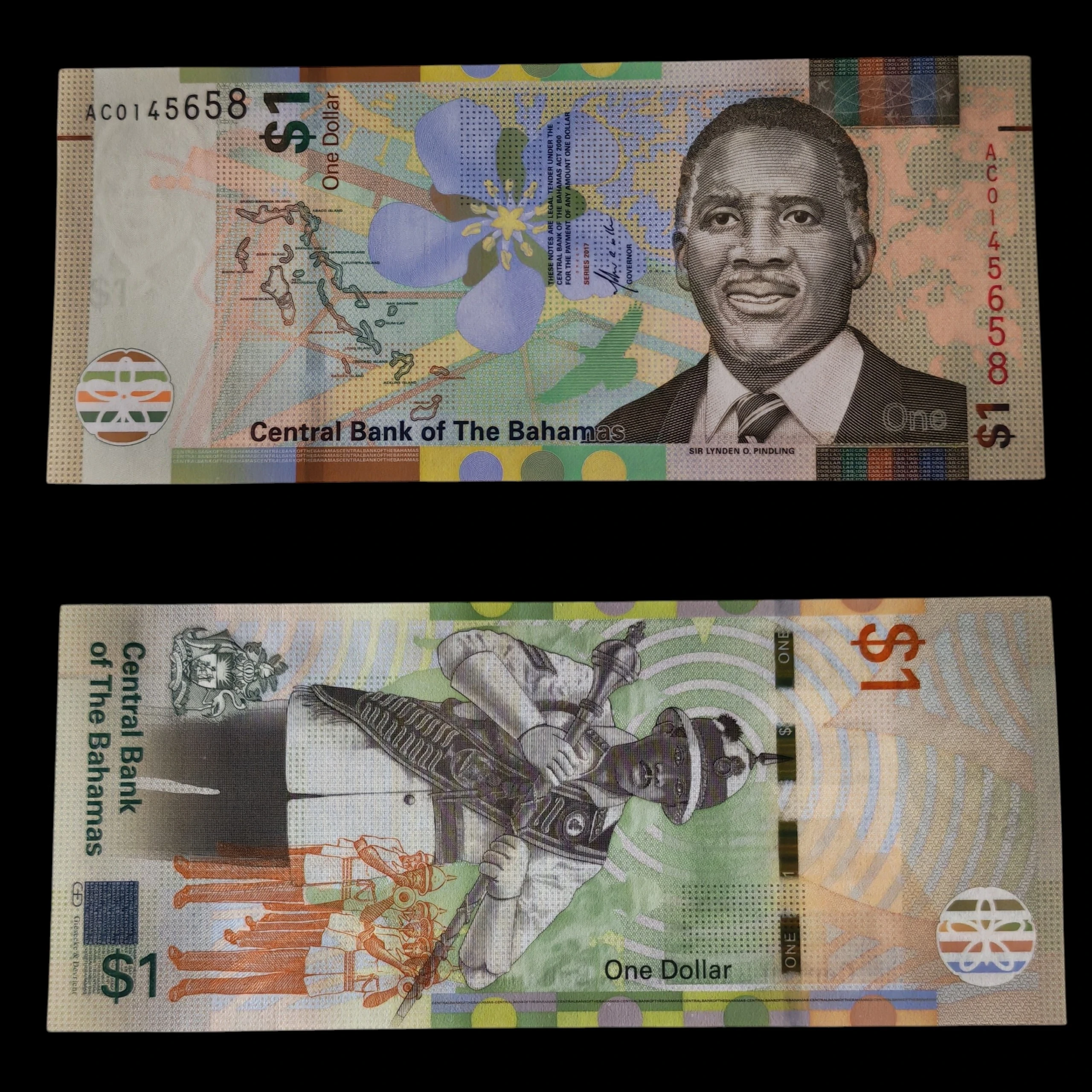 ° Bahamas 1 dólar UNC