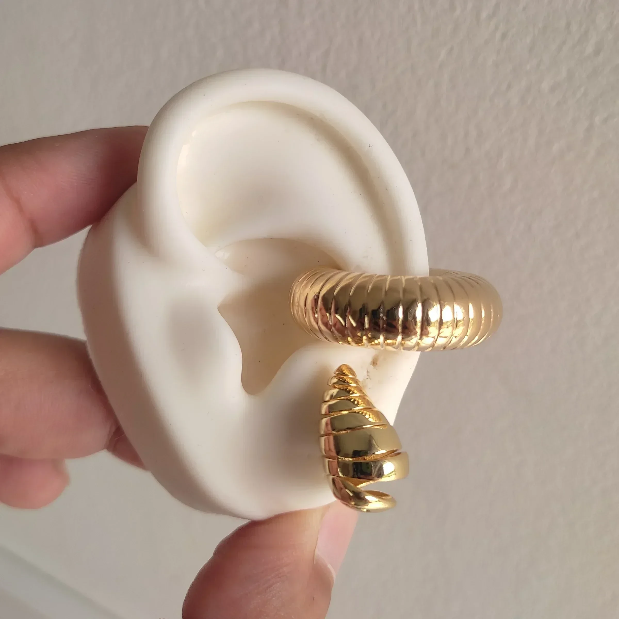 EARCUFF MAXI CHUNKY CARACOL  2