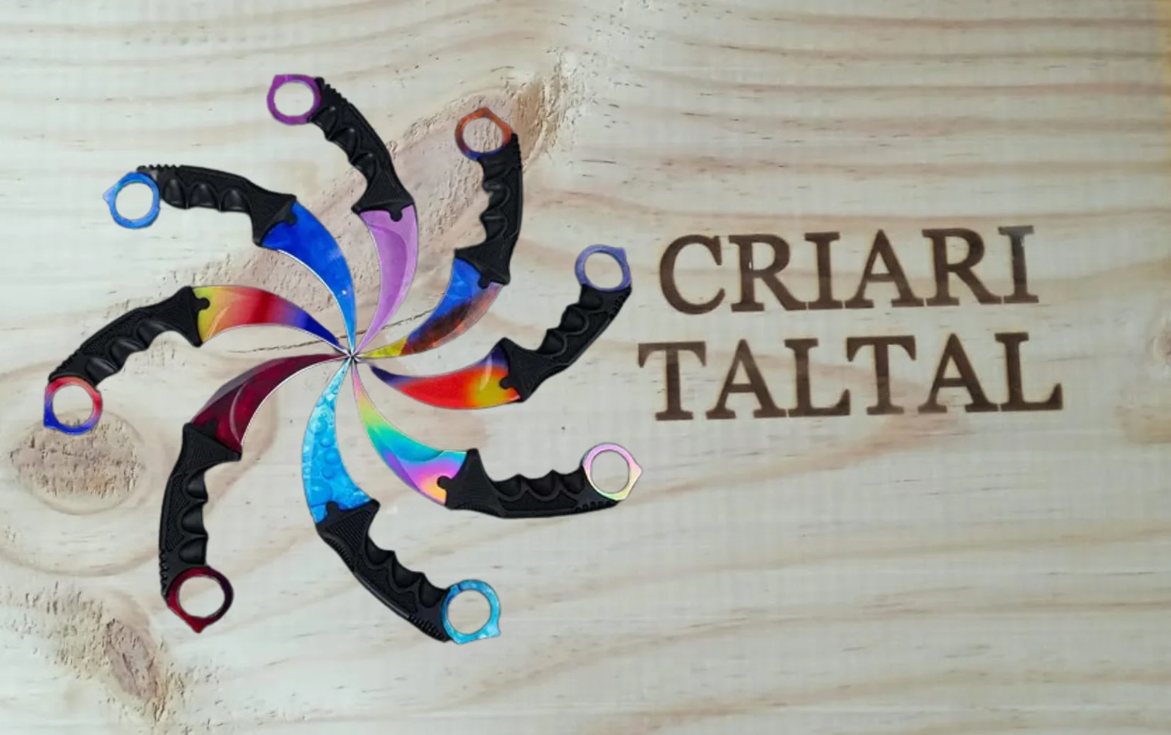 CUCHILLO KARAMBIT COLORES
