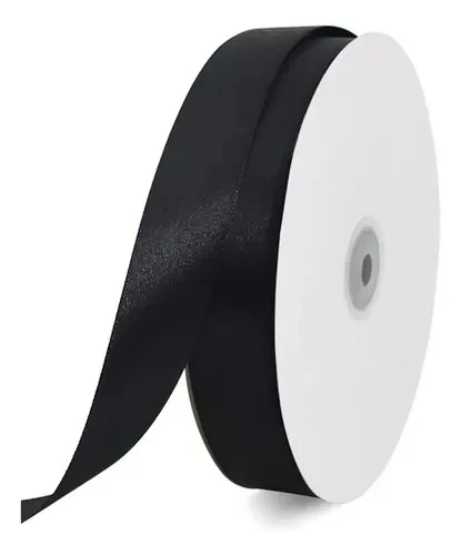 liston negro de 5cm un metro