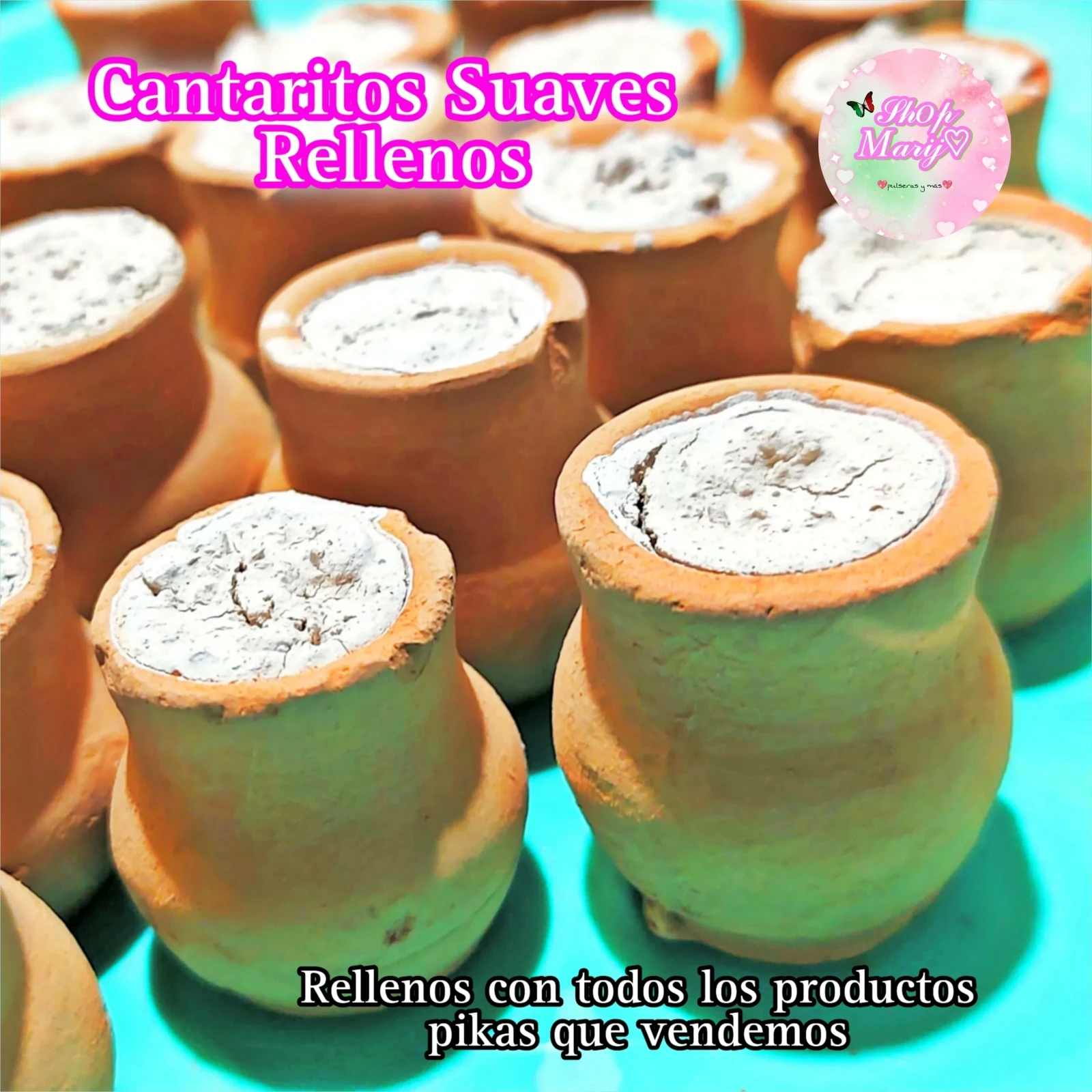 2 Minis Cantaritos Suaves Rellenos