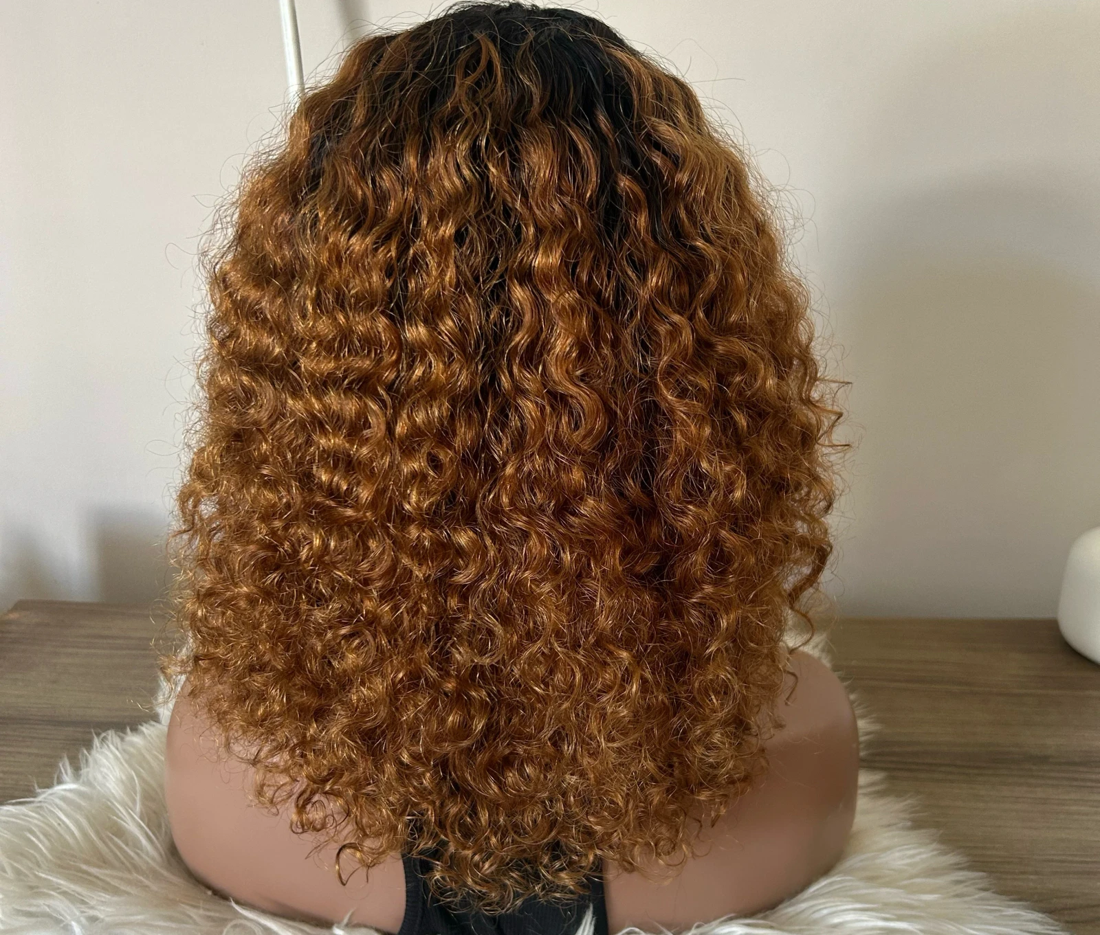 Peluca de cabello humano  14 pulgadas,   4