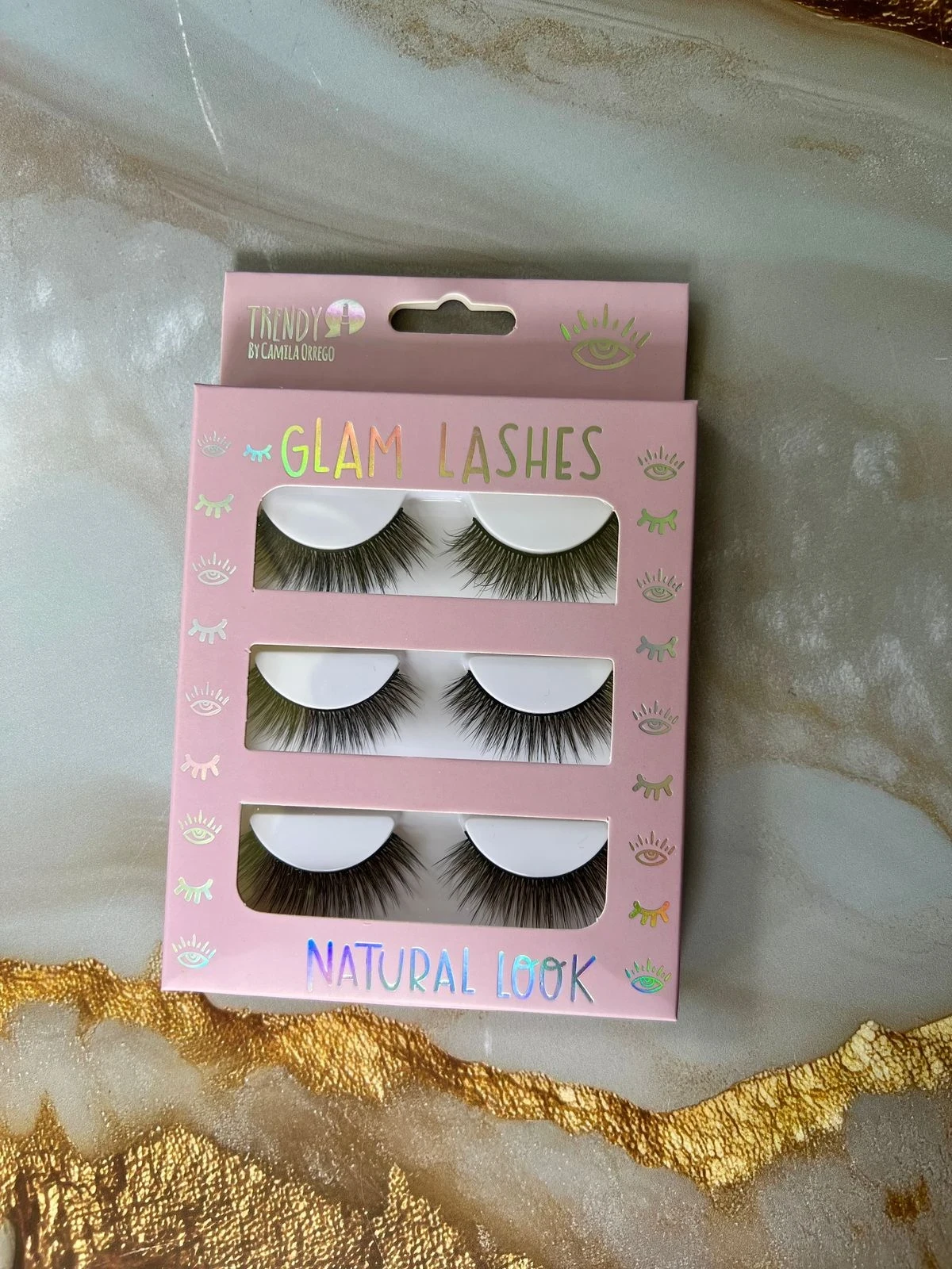 Set x3 pestañas Und Glam Lashes  3