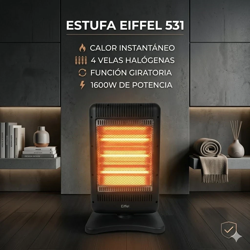 ESTUFA EIFFEL E-531 GIRATORIA 2