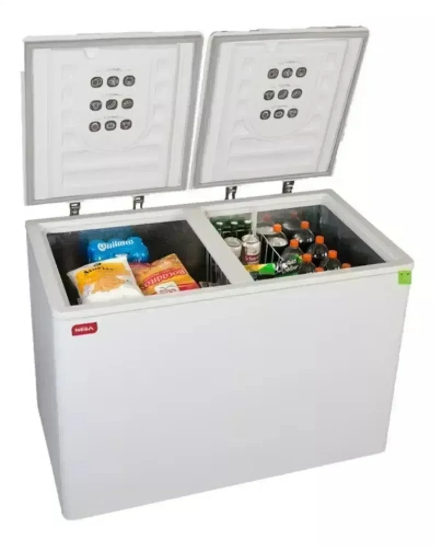 Freezer Neba F402 Doble Tapa Blanco HORIZONTAL 2