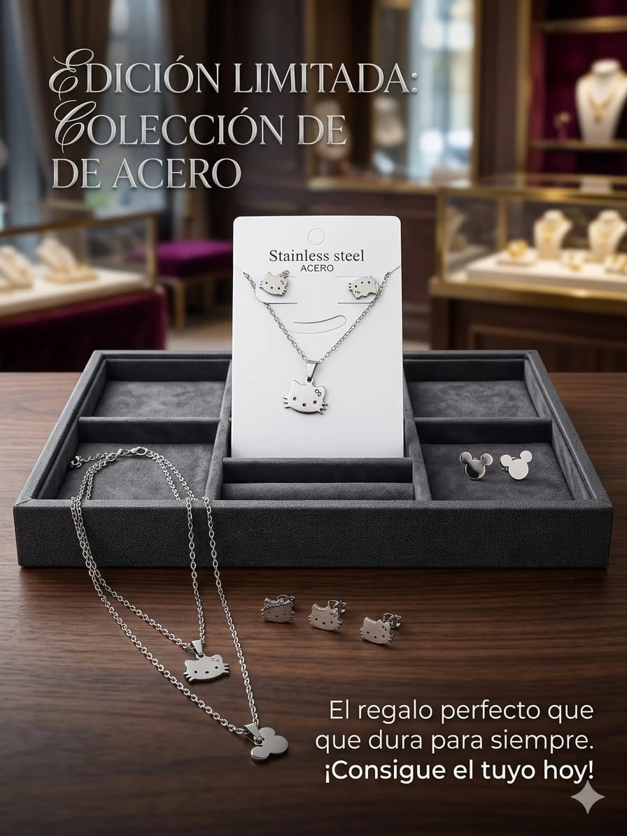 JUEGO DE DIJE CON ARETES 2