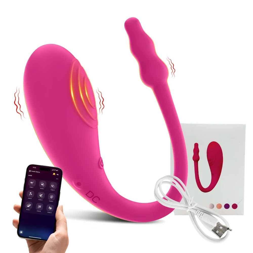 Huevo vibrador clítoris anal 