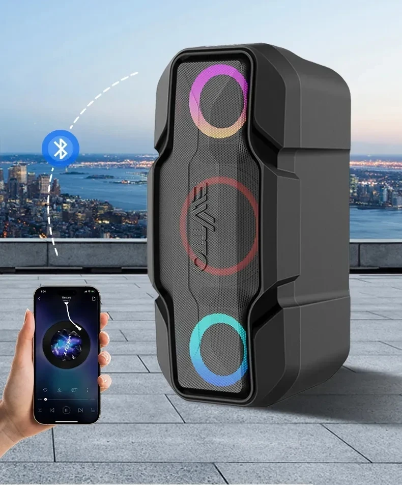 Altavoz Inalámbrico Bluetooth EWTTO EW-P526MBC | Electrónica Joma 4