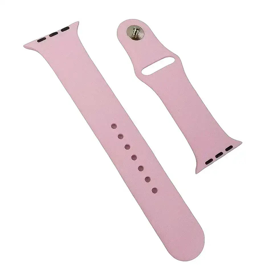 Pulso de Silicona para Smartwatch 42-44 mm Rosado Fuerte