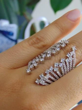 ANILLO ACERO PLATE MAXI BRAZALETE MINI CIRCONES