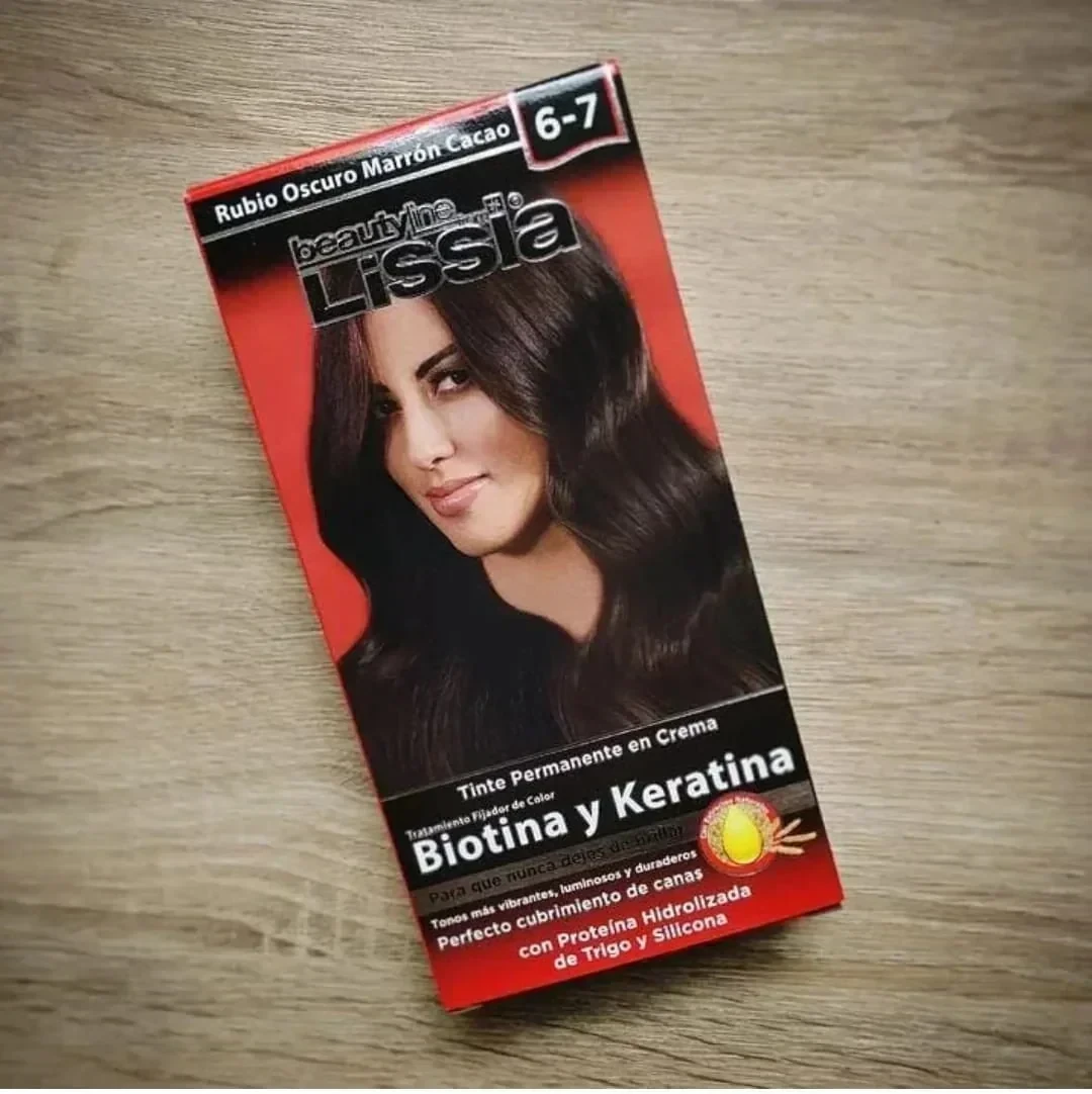 lissia tinte 6.7 rubio oscuro marron dorado