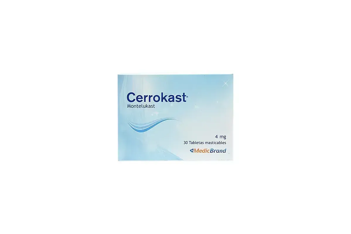 CERROKAST 4 MG X 30 TBL MASTICABLES