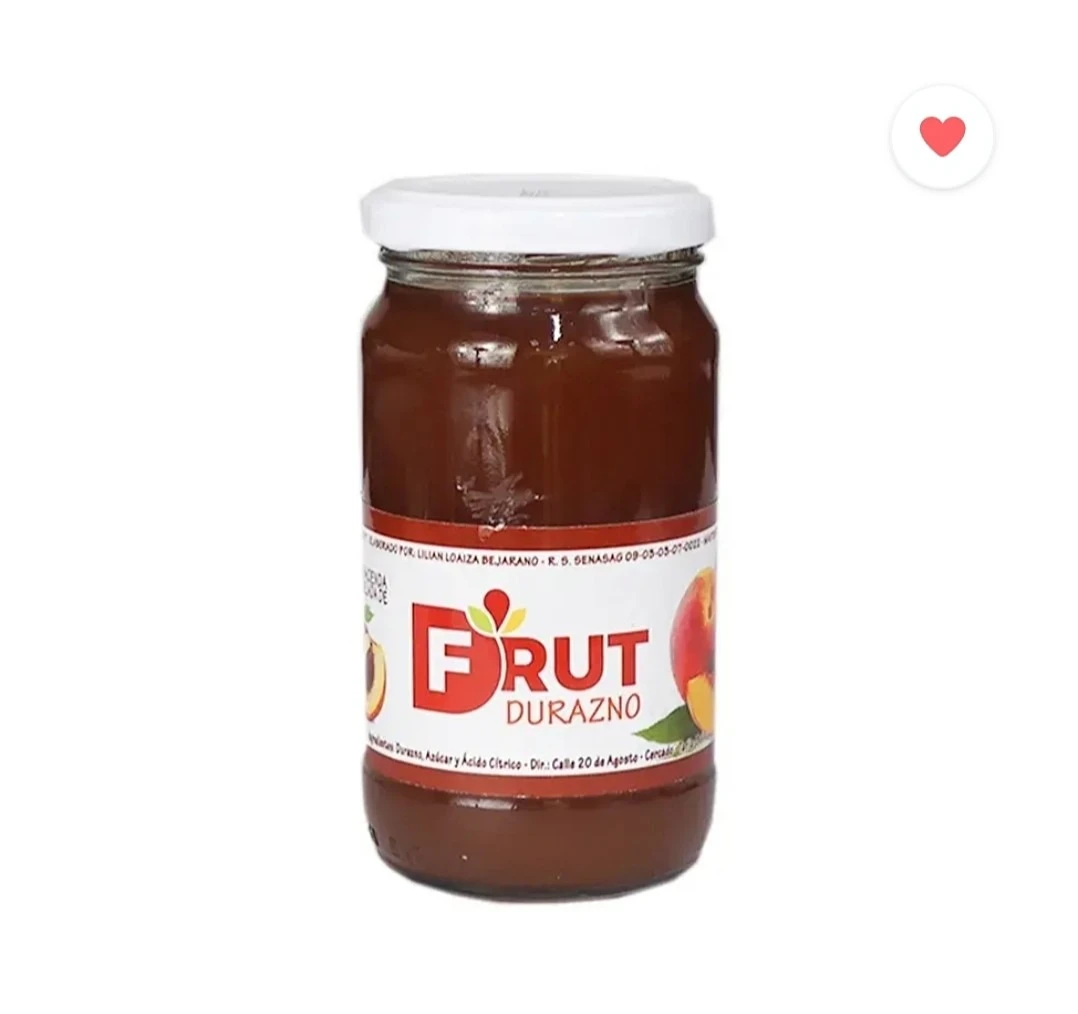 MERMELADA FRUT DURAZNO 500G