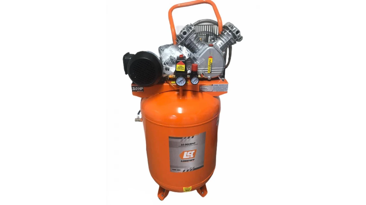 Compresor 3hp 150 litros vertical trifásico