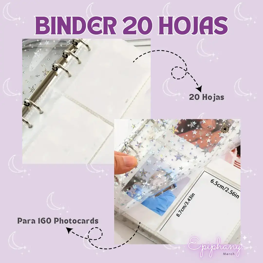 Binder con 20 hojas  2