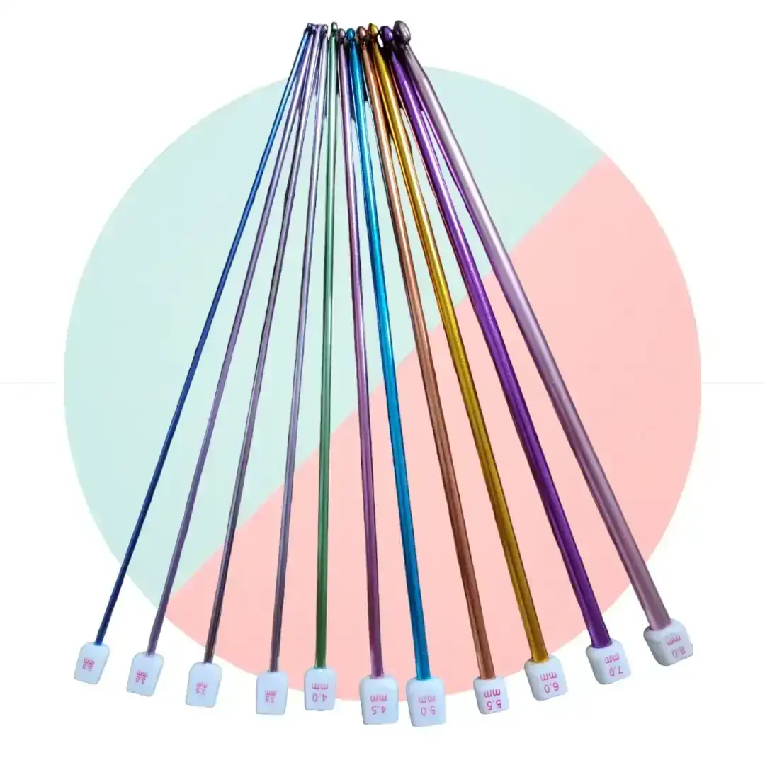 Agujas para tejer punto tunesino