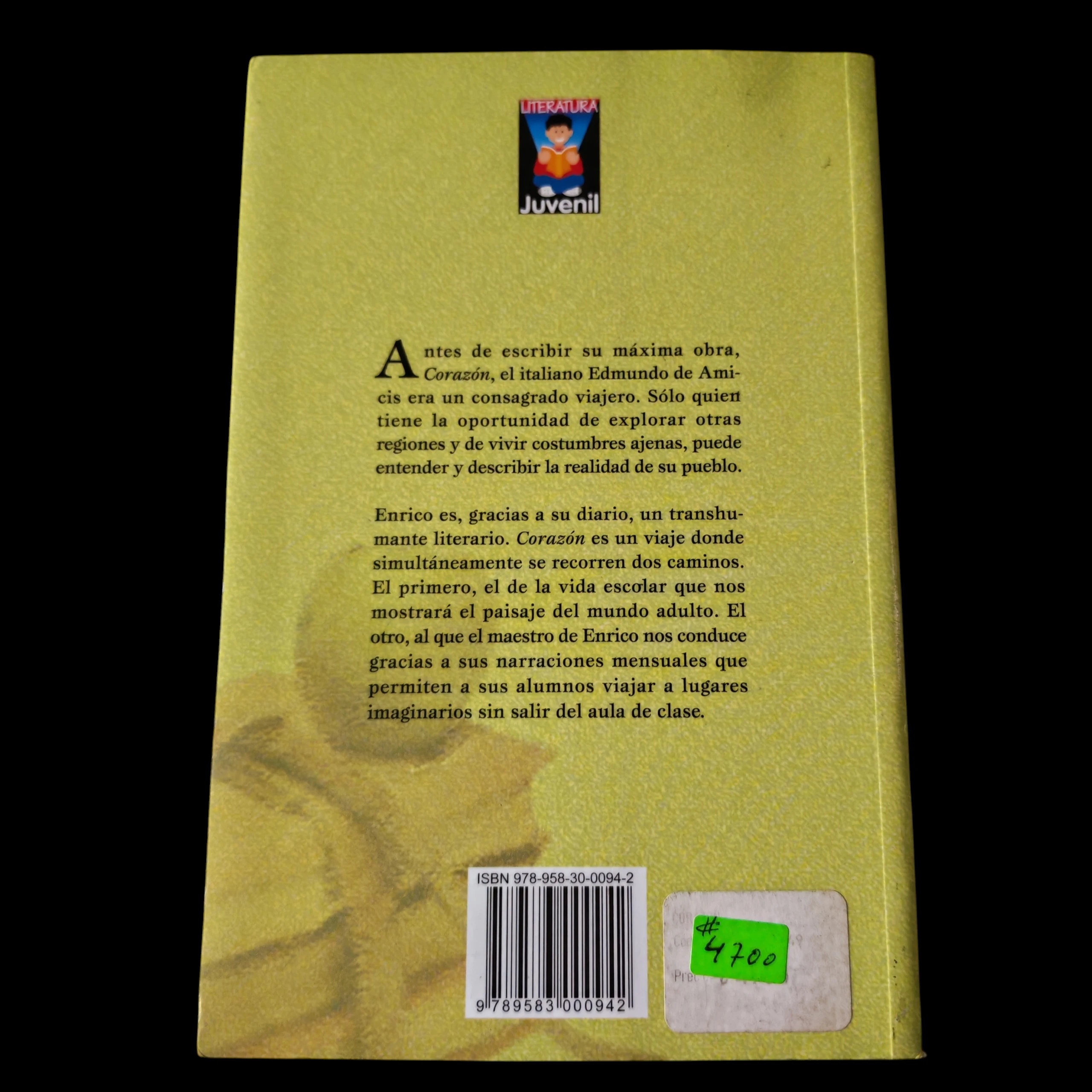 Corazón, Edmundo de Amicis, nuevo 2