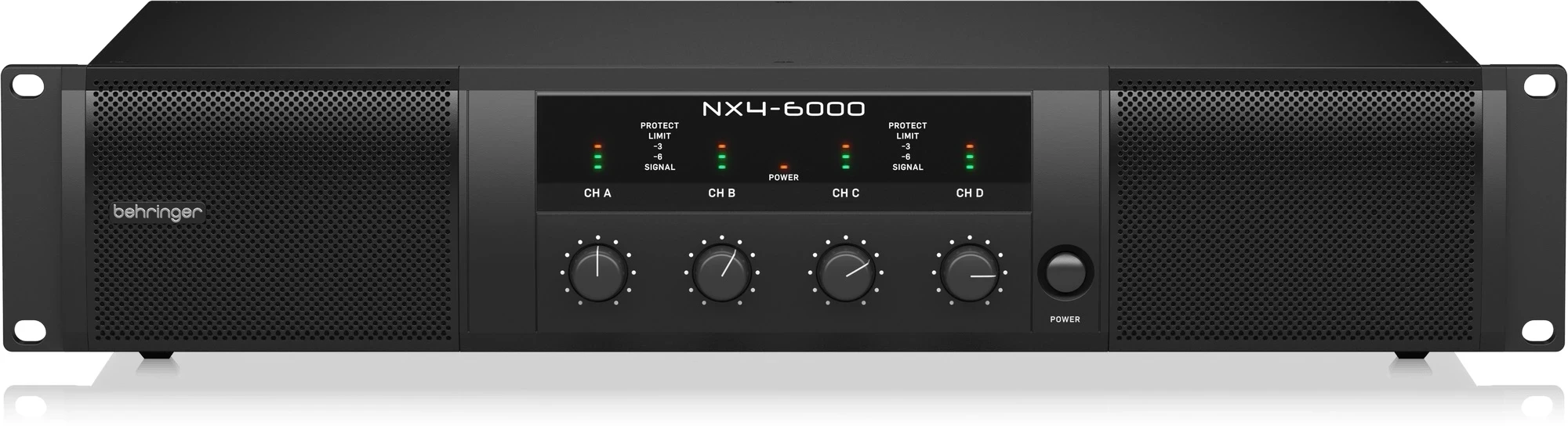 PODER Behringer NX4-6000 Amplificador de potencia de 4 canales