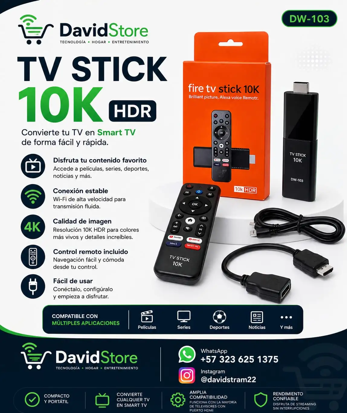 TV Stick DW-1031 4K HDR
