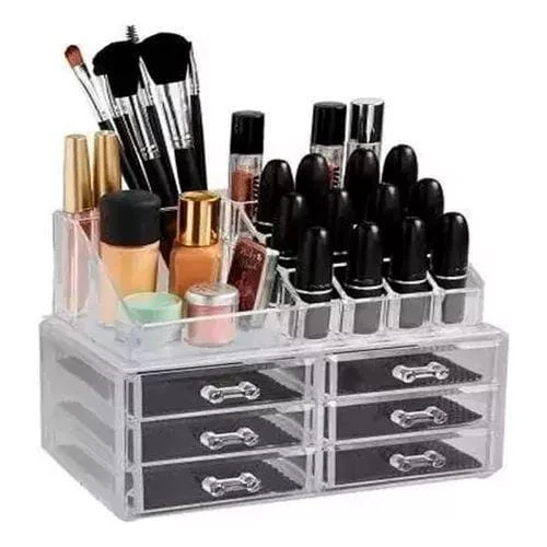ORGANIZADOR DE MAQUILLAJE DE ACRÍLICO 