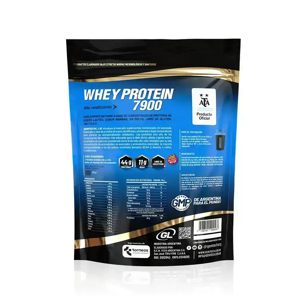 Whey Protein 7900 Gentech x 1,1lbs 2